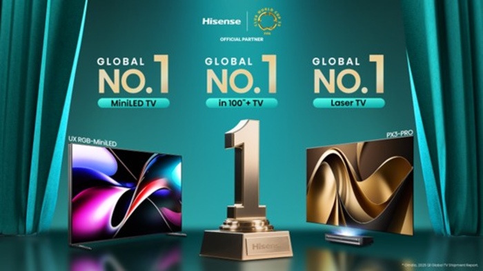Foto Hisense Puncaki Peringkat Global pada Q1 2025 – Hisense Puncaki Peringkat Global pada Q1 2025 untuk Kategori Mini-LED, TV 100 inci ke atas, dan Laser TV | Bisnis | inews.network