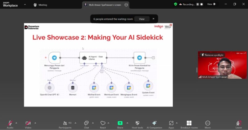 Foto Indigo AI Connect – Telkom Indonesia Dorong Talenta Digital Makassar Kuasai AI Praktis Lewat Indigo AI Connect | Bisnis | inews.network