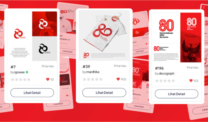 Foto Sayembara Desain Logo HUT RI 80 – Sribu Umumkan Pemenang Sayembara Desain Logo HUT RI ke-80 Versi Publik | Bisnis | inews.network