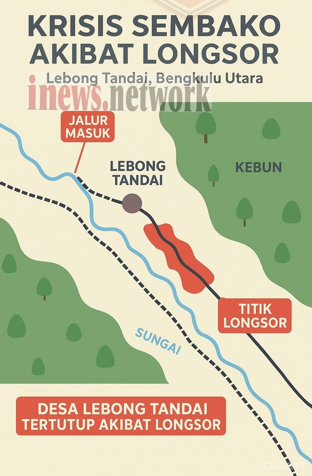 Foto Lebong Tandai Terisolasi 4 Hari Warga Keluhkan Akses Jalan dan Krisis Logistik – Lebong Tandai Terisolasi 4 Hari, Warga Keluhkan Akses Jalan dan Krisis Logistik | Bengkulu Utara | inews.network