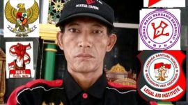 Ketua Umum OMBB M. Diamin saat menyampaikan desakan penindakan tambang ilegal di Bengkulu.