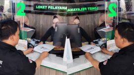 Pengurus PW IWO Bengkulu menyerahkan laporan dana bergulir ke Kejati Bengkulu