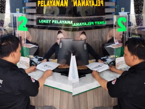 Pengurus PW IWO Bengkulu menyerahkan laporan dana bergulir ke Kejati Bengkulu