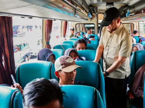 Gubernur Luthfi Berangkatkan Ribuan Peserta Balik Rantau Gratis Via Donohudan 