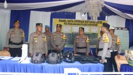 Kapolda Bengkulu meninjau pos pengamanan Ops Ketupat Nala 2026 di Kepahiang