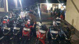 Penitipan kendaraan di Polsek Kepahiang saat mudik Lebaran