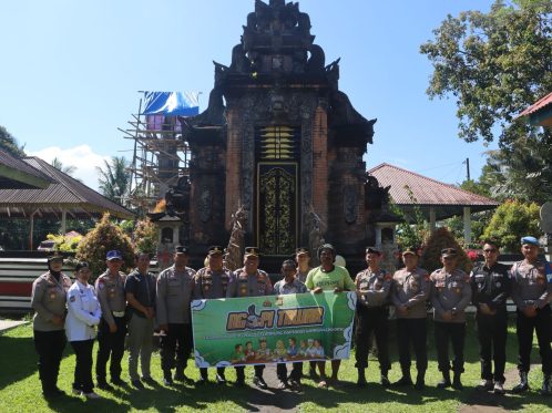 Kapolres Kepahiang berdialog dengan warga Desa Suro Bali dalam kegiatan NGOPI TAWAR di Kecamatan Ujan Mas