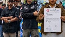 Ketua FABB dan LSM Lidik Bengkulu saat menyampaikan rencana hearing bersama DPRD Provinsi Bengkulu terkait aspirasi masyarakat.