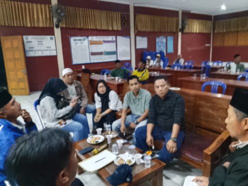 Musyawarah pembentukan Panitia Pemilihan Kepala Desa (Pilkades) Desa Tebat Monok Tahun 2026 yang dipimpin BPD bersama unsur masyarakat.