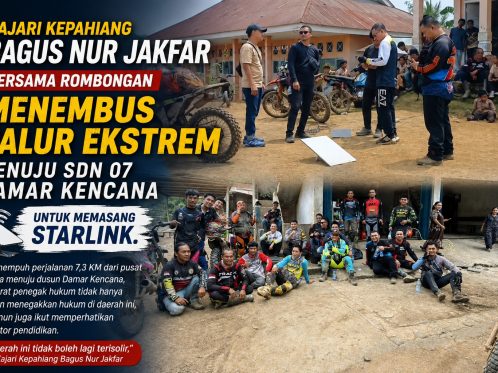 Kajari Kepahiang Terobos Medan Ekstrem, Bawa Starlink untuk SDN 07 Damar Kencana 1 Foto Kajari Kepahiang Terobos Jalur Ekstrem Pakai Motor Trail Pasang Starlink untuk SDN 07 Damar Kencana – Kajari Kepahiang Terobos Medan Ekstrem, Bawa Starlink untuk SDN 07 Damar Kencana | Headline | inews.network