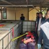 Personel Polres Kepahiang melaksanakan kegiatan Green Policing dan penanaman pohon di Terminal Pasar Kepahiang, Bengkulu.